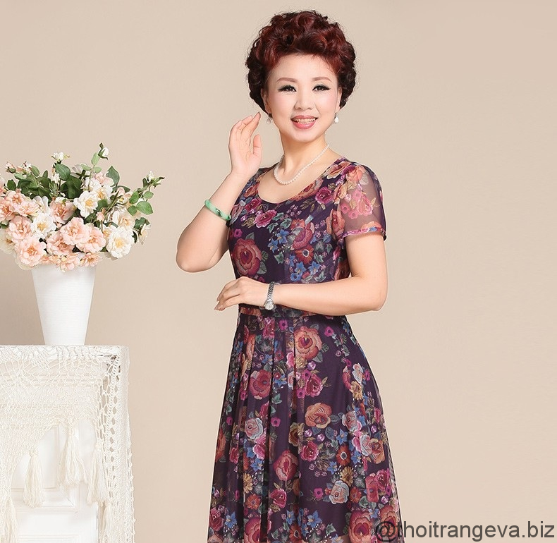 Tổng hợp 56 về váy cho mẹ 50 tuổi  Du học Akina